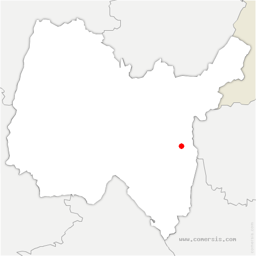 carte de localisation de la Truchère