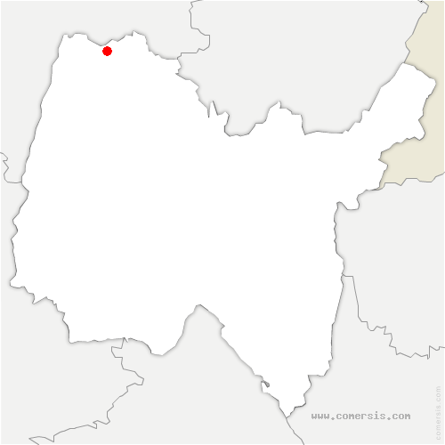 carte de localisation de Vernoux