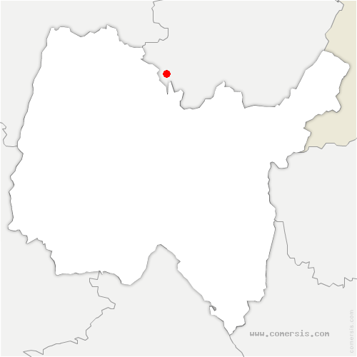 carte de localisation de Veyrins-Thuellin