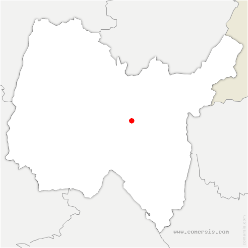 carte de localisation de Vougy