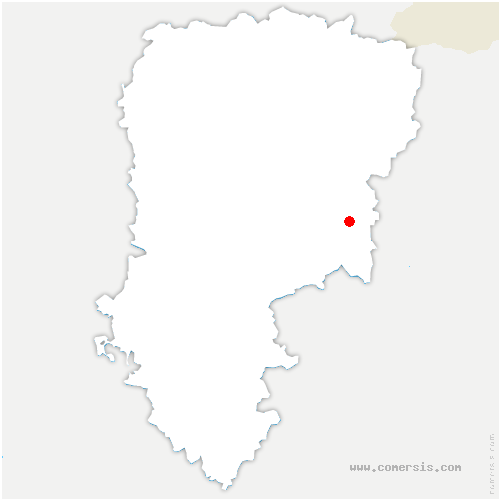 carte de localisation de Amifontaine