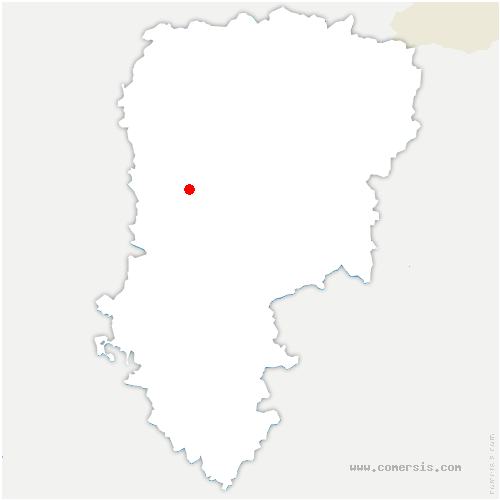carte de localisation d'Amigny-Rouy