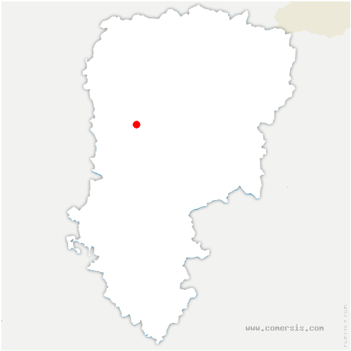 carte de localisation de Andelain