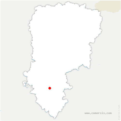carte de localisation d'Armentières-sur-Ourcq