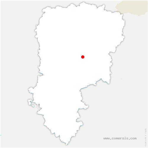 carte de localisation d'Athies-sous-Laon