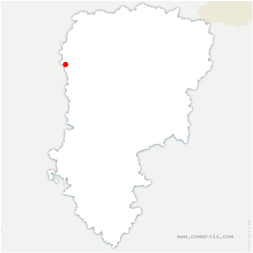 carte de localisation d'Aubigny-aux-Kaisnes