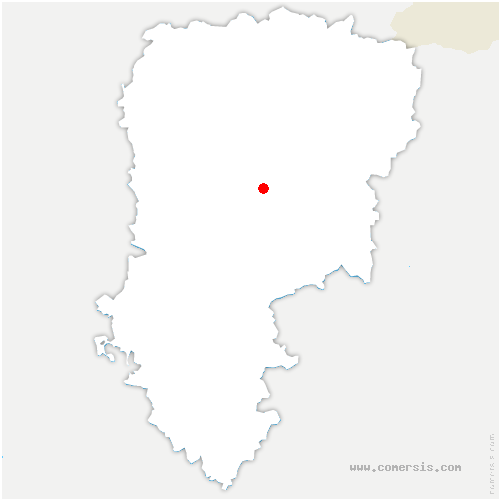 carte de localisation d'Aulnois-sous-Laon