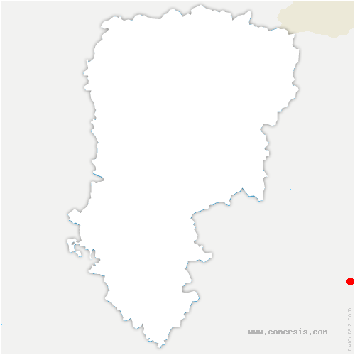 carte de localisation de Baives
