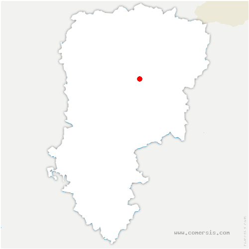 carte de localisation de Barenton-sur-Serre