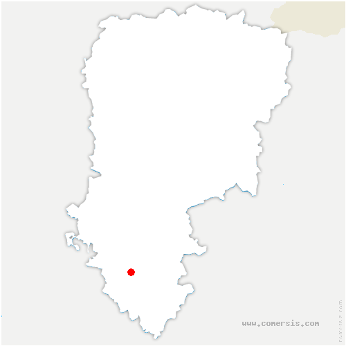 carte de localisation de Belleau