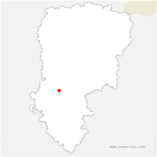 carte de localisation de Belleu