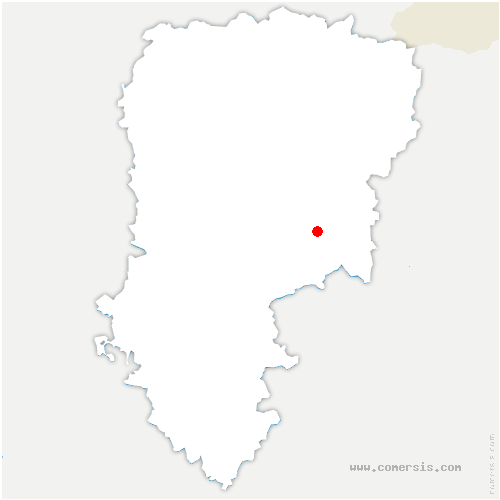 carte de localisation de Berrieux