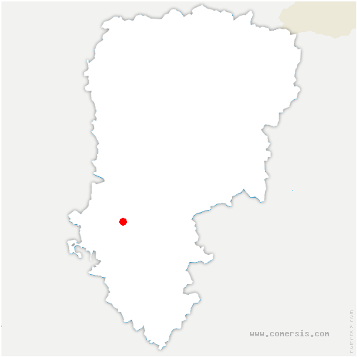 carte de localisation de Berzy-le-Sec