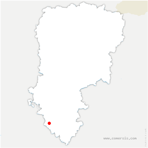 carte de localisation de Bézu-le-Guéry