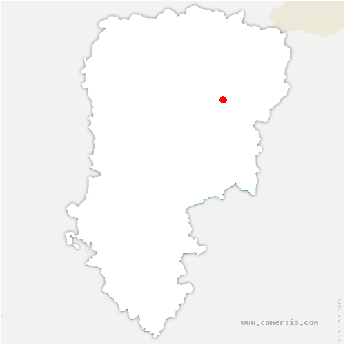 carte de localisation de Bosmont-sur-Serre