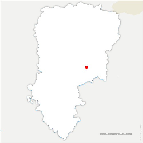 carte de localisation de Bouconville-Vauclair