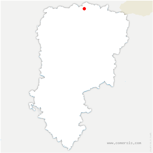 carte de localisation de Boué