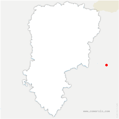 carte de localisation de Bouvincourt-en-Vermandois