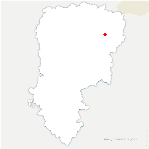 carte de localisation de Braye-en-Thiérache