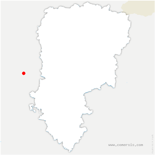 carte de localisation de Breuil