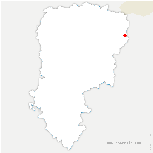 carte de localisation de Brunehamel