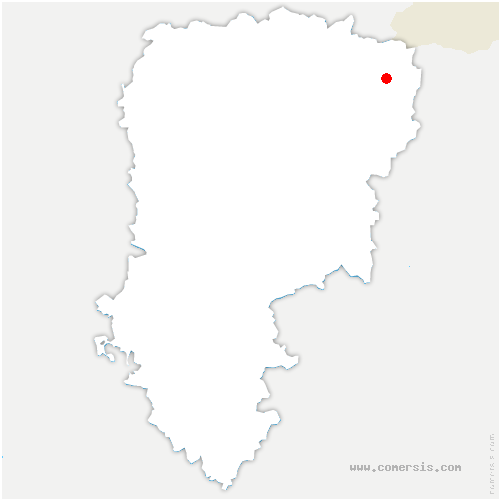 carte de localisation de Bucilly