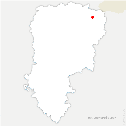 carte de localisation de Buire