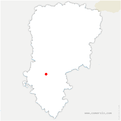 carte de localisation de Buzancy