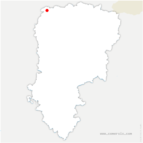 carte de localisation du Catelet
