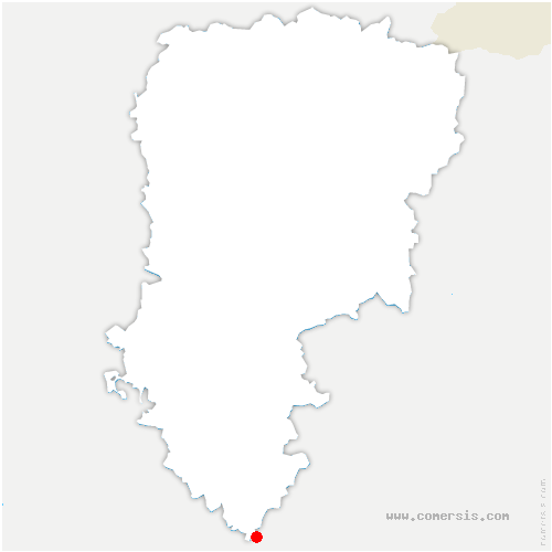 carte de localisation de la Celle-sous-Montmirail