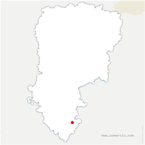 carte de localisation de Celles-lès-Condé