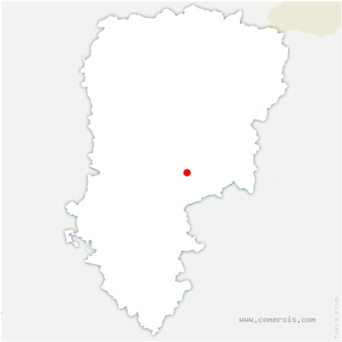 carte de localisation de Cerny-en-Laonnois