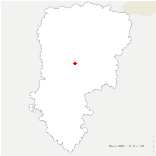 carte de localisation de Cerny-lès-Bucy