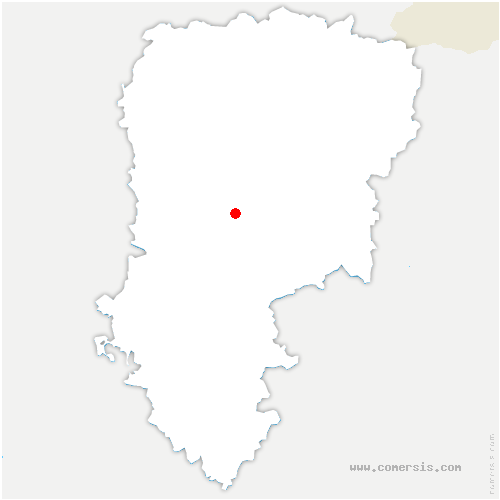 carte de localisation de Cessières-Suzy 