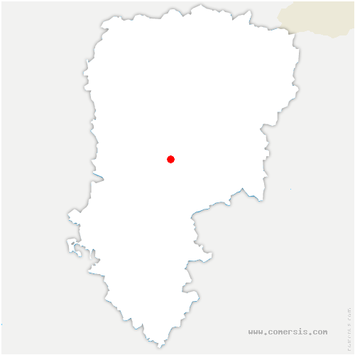 carte de localisation de Chaillevois
