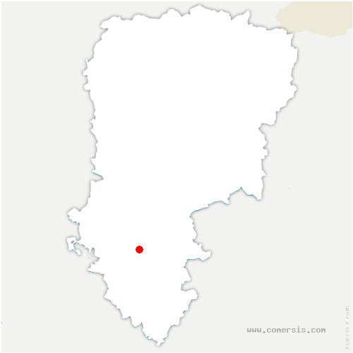 carte de localisation de Chambly