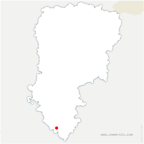 carte de localisation de la Chapelle-sur-Chézy