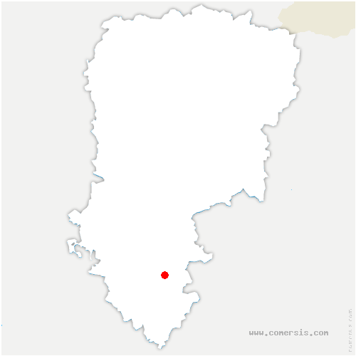 carte de localisation de Chartèves