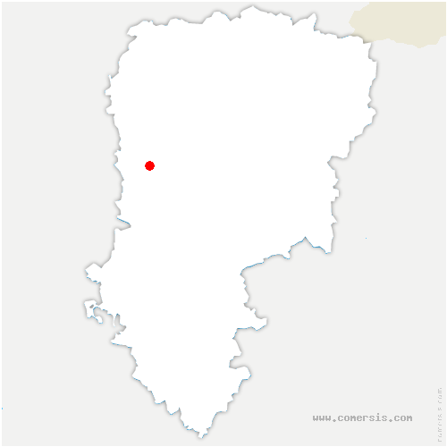 carte de localisation de Chauny