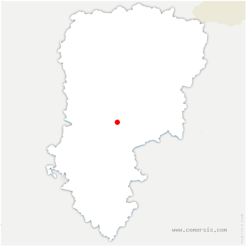 carte de localisation de Chavignon