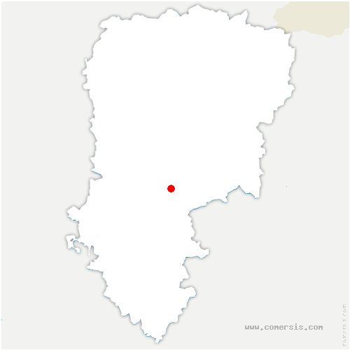 carte de localisation de Chavonne