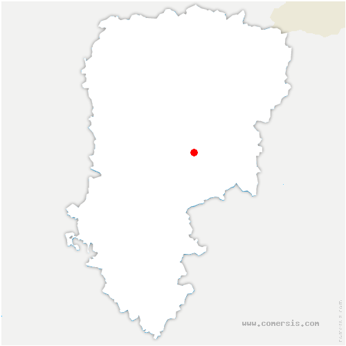 carte de localisation de Chérêt