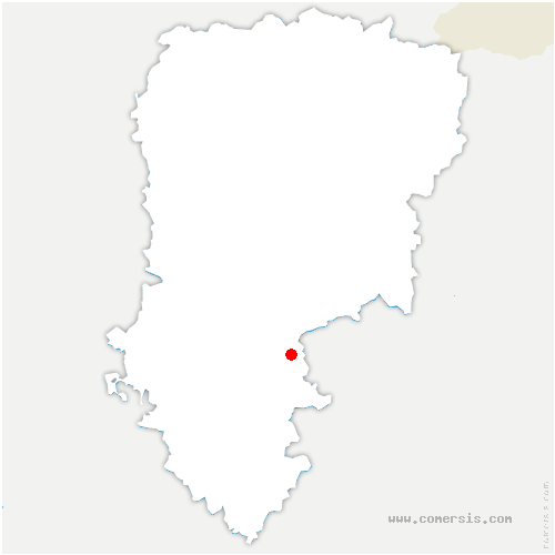 carte de localisation de Chéry-Chartreuve