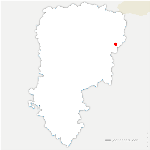 carte de localisation de Chéry-lès-Rozoy