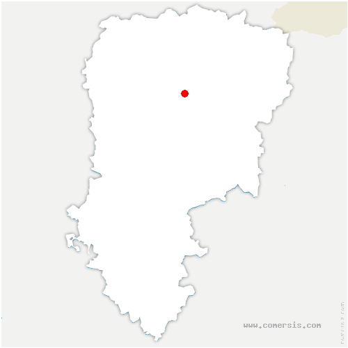 carte de localisation de Chevresis-Monceau