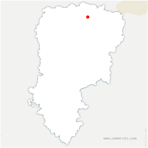 carte de localisation de Chigny