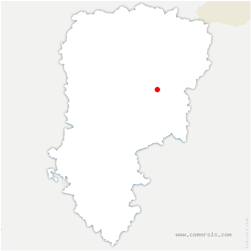 carte de localisation de Chivres-en-Laonnois