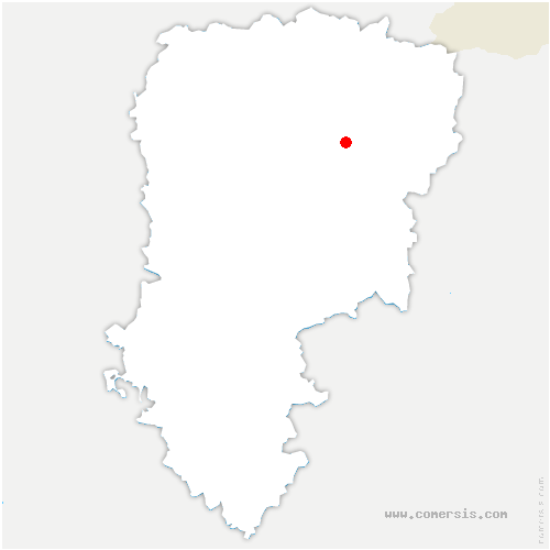 carte de localisation de Cilly