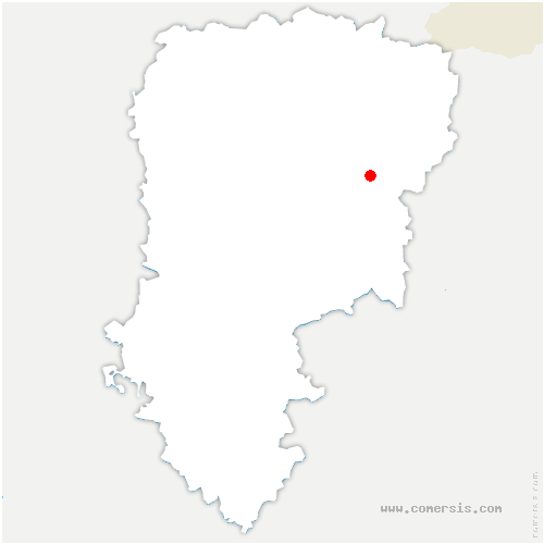 carte de localisation de Clermont-les-Fermes
