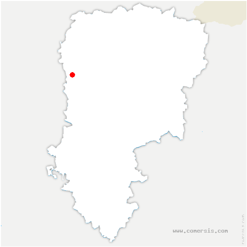 carte de localisation de Cugny